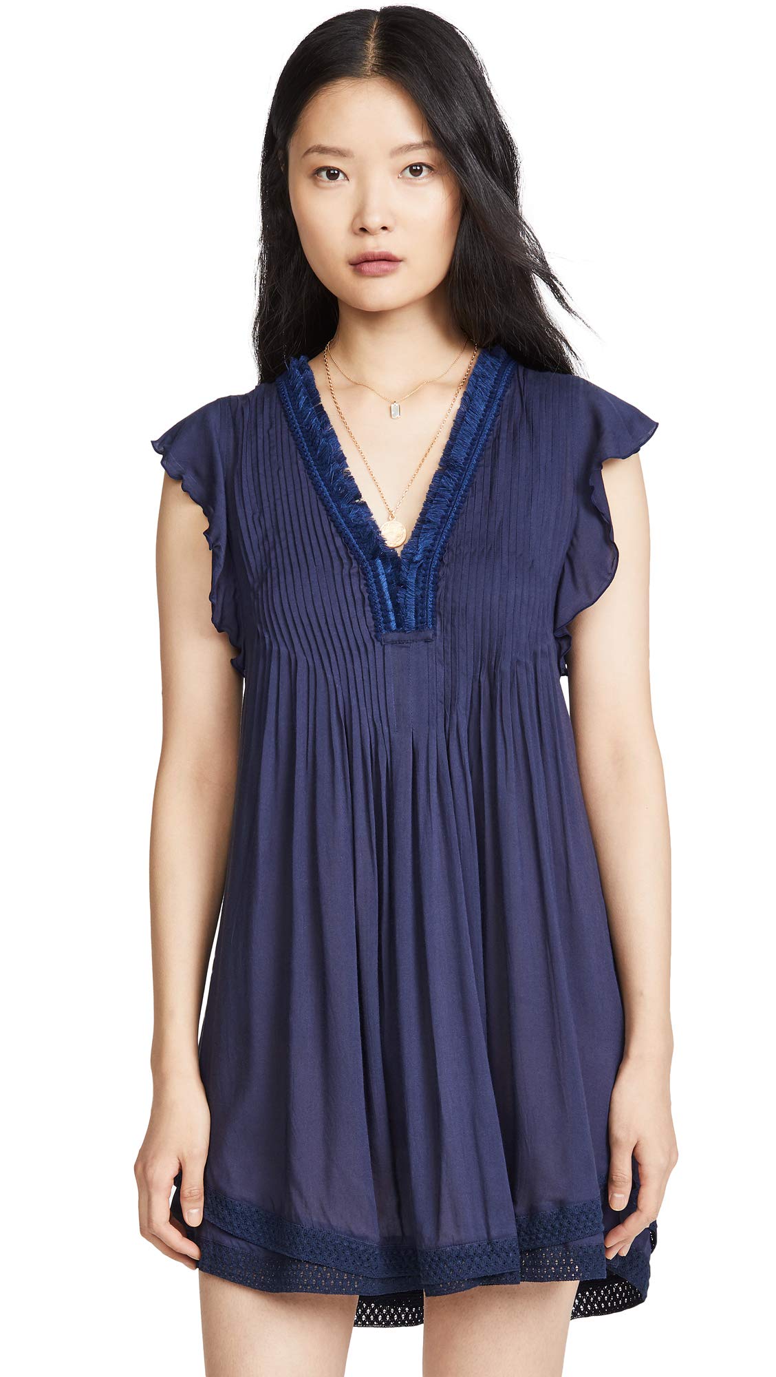 Poupette St Barth Women's Sasha Lace Trimmed Dress