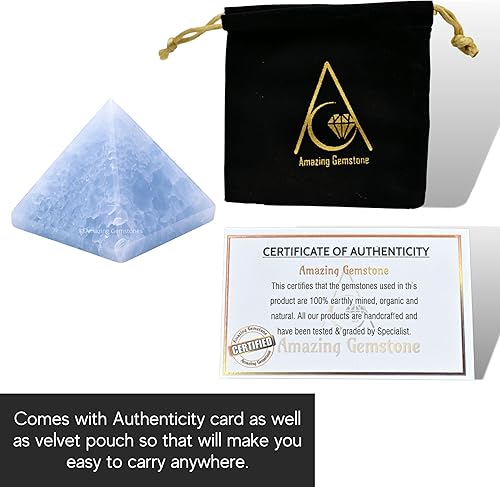 Miniatura 504 de Amazing Gemstone Piedras curativas de cristal de pirámide de labradorita, gran figura piramidal de 1 pulgada de pirámide de piedra natural