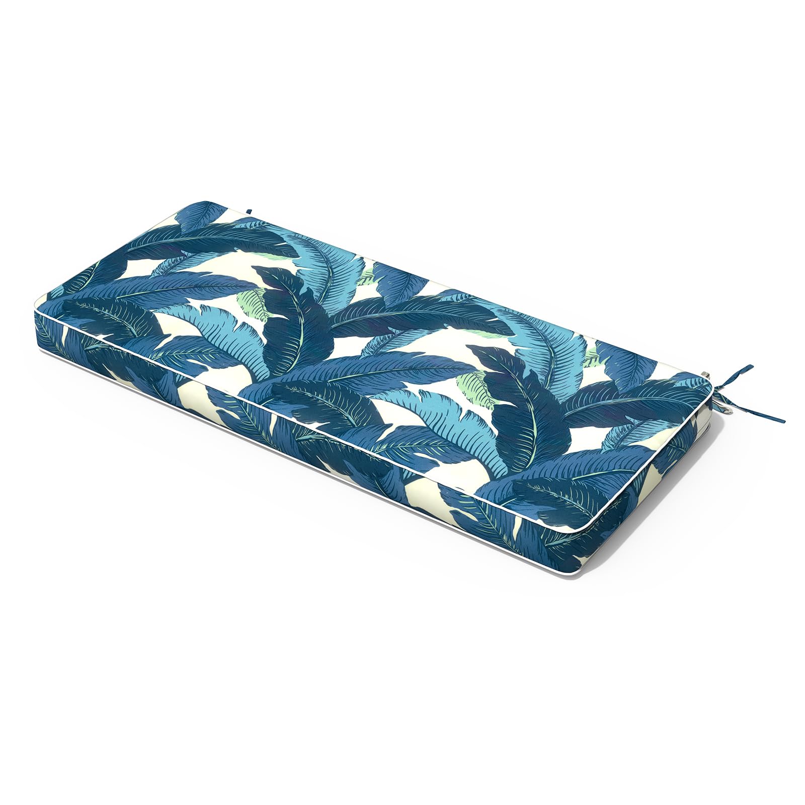 TWLEAR Outdoor Bench Cushion, Patio Furniture Cushion 48 x 18 x 3 Inch, Water Resistant Garden Sofa Swing Pad Settee Loveseat Couch Replacement