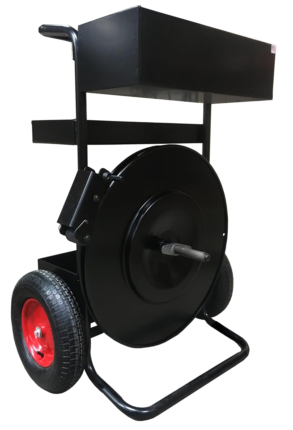 Monster Cart Heavy Duty Strapping Dispenser - Works with Poly and Steel Strapping - for 3/4", 1 1/4", and 2" Strap Widths - EP-3400 - Made in USA