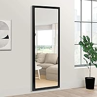 Vista 47 de NeuType Espejo arqueado de longitud completa, 71 x 32 pulgadas, espejo grande de cuerpo completo con marco de metal de aluminio, protección contra