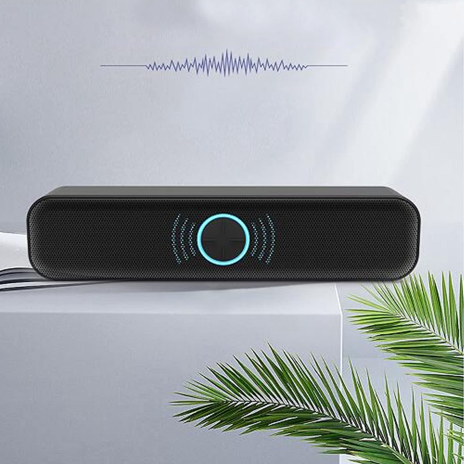 Altoparlanti per Computer, Due Unità Audio Indipendenti, Suono Surround Stereo 3D, L'uso Della Tecnologia di Prevenzione Magnetica, Effetti di Luce Rgb, Design USB per Computer
