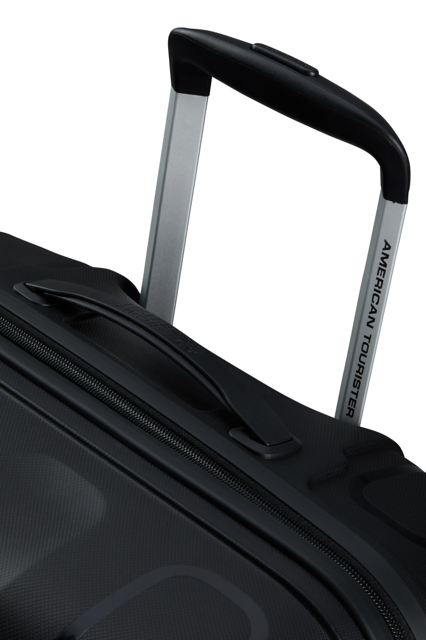 American Tourister Ellipso - Duza Twarda Walizka 79 cm, Lekka Walizka Podrózna z 4 Kólkami, Zamek TSA, Walizka Rejestrowana 104L - 3.80 KG - Czarny (Black)