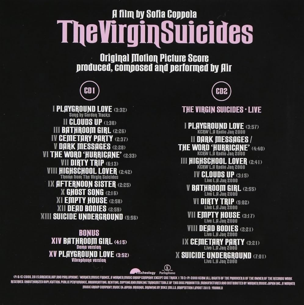ザ・ヴァージン・スーサイズ Amazon.co.jp: 希少US盤..レコード〔 The Virgin Suicides