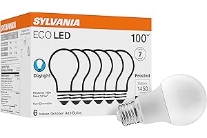 SYLVANIA ECO LED Light Bulb, A19, 100W Daylight