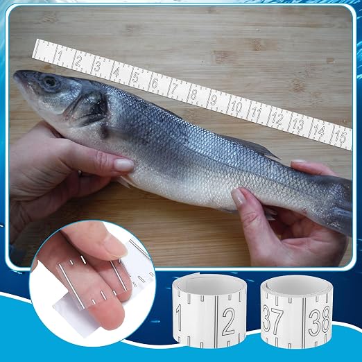 Cinta métrica de 72'' para pesca adhesiva impermeable para barco kayak accesorios miniatura 5