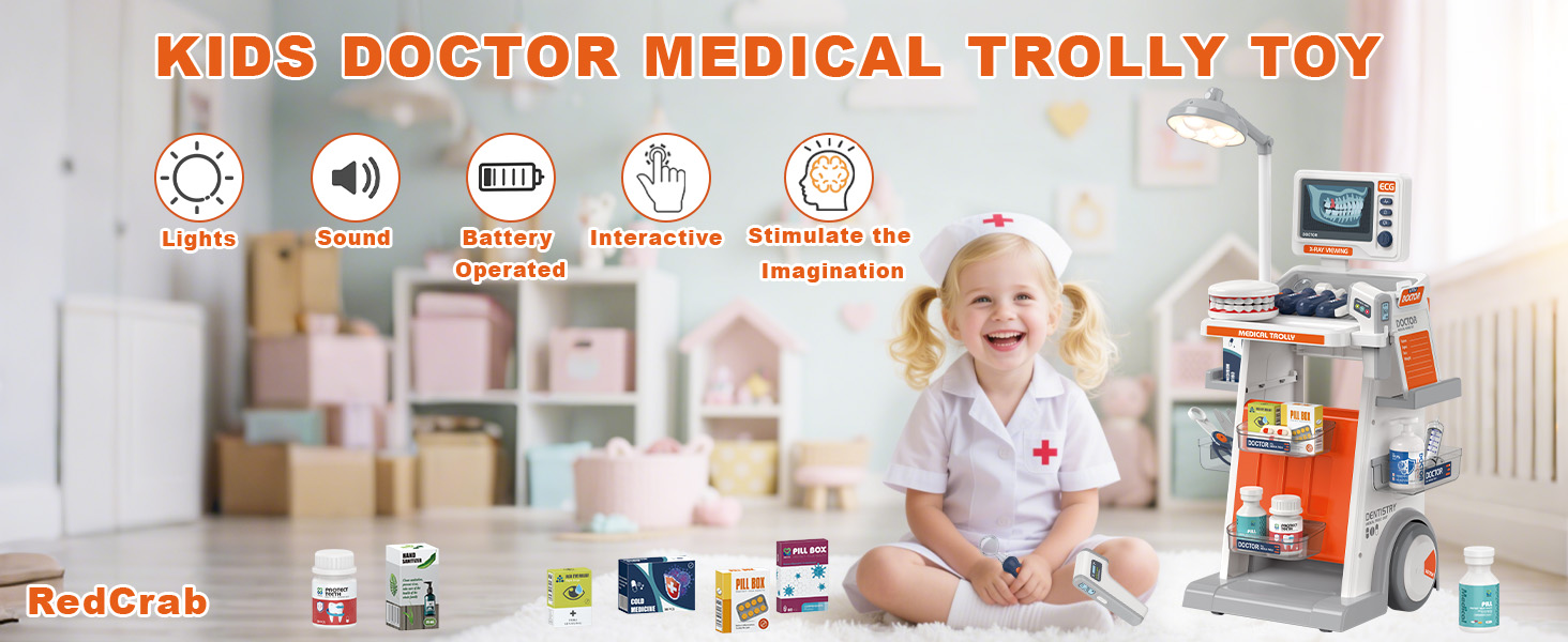 Amazon.com: RedCrab Doctor Kit for Kids,32PCS Kids Doctors Play