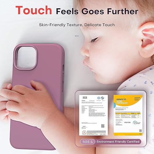 Vista 240 de TOCOL - Funda 5 en 1 para iPhone 11, con 2 protectores de pantalla + 2 protectores de lente de cámara, funda delgada de silicona líquida a prueba