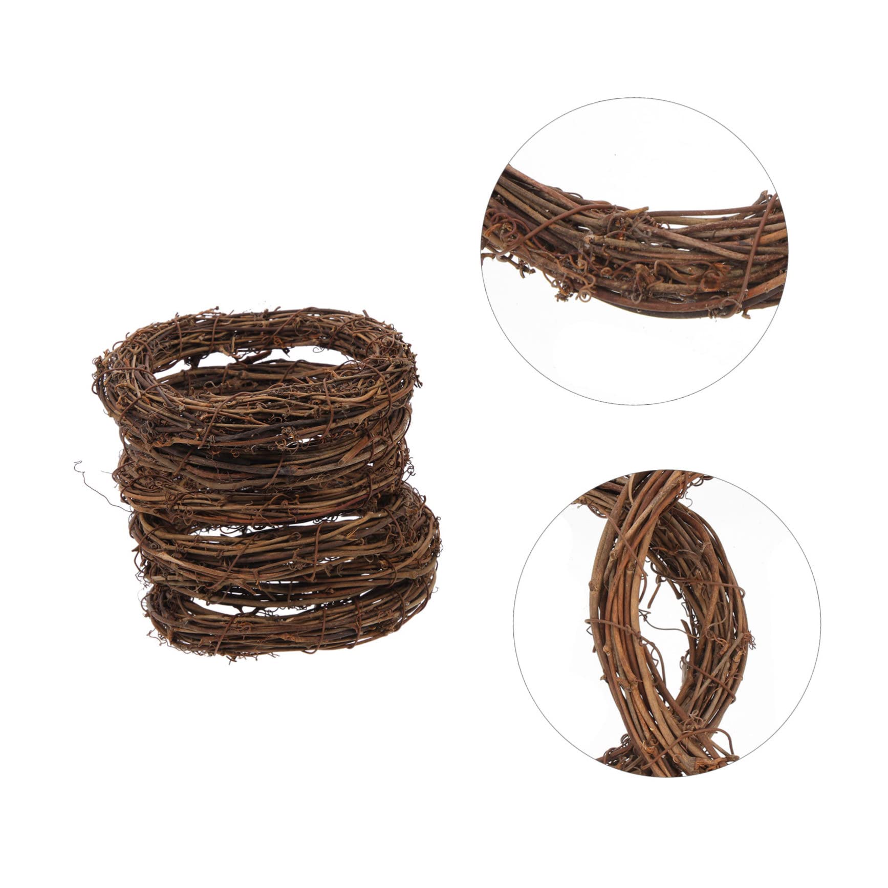 WOONEKY Giocattoli per Pappagalli in Vite 6 Pezzi Altalena Appesa per Uccelli da Gabbia e Desktop Resistente e Masticabile