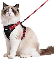 Vista 47 de rabbitgoo Cat Harness and Leash for Walking, Escape Proof Soft Adjustable Vest Harnesses for Cats, Easy Control Breathable Reflective Strips Jacket