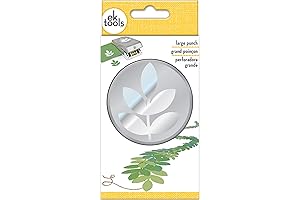 EK Success PSN L RD Five Leaf Branch for Leaf Punch and Crafts