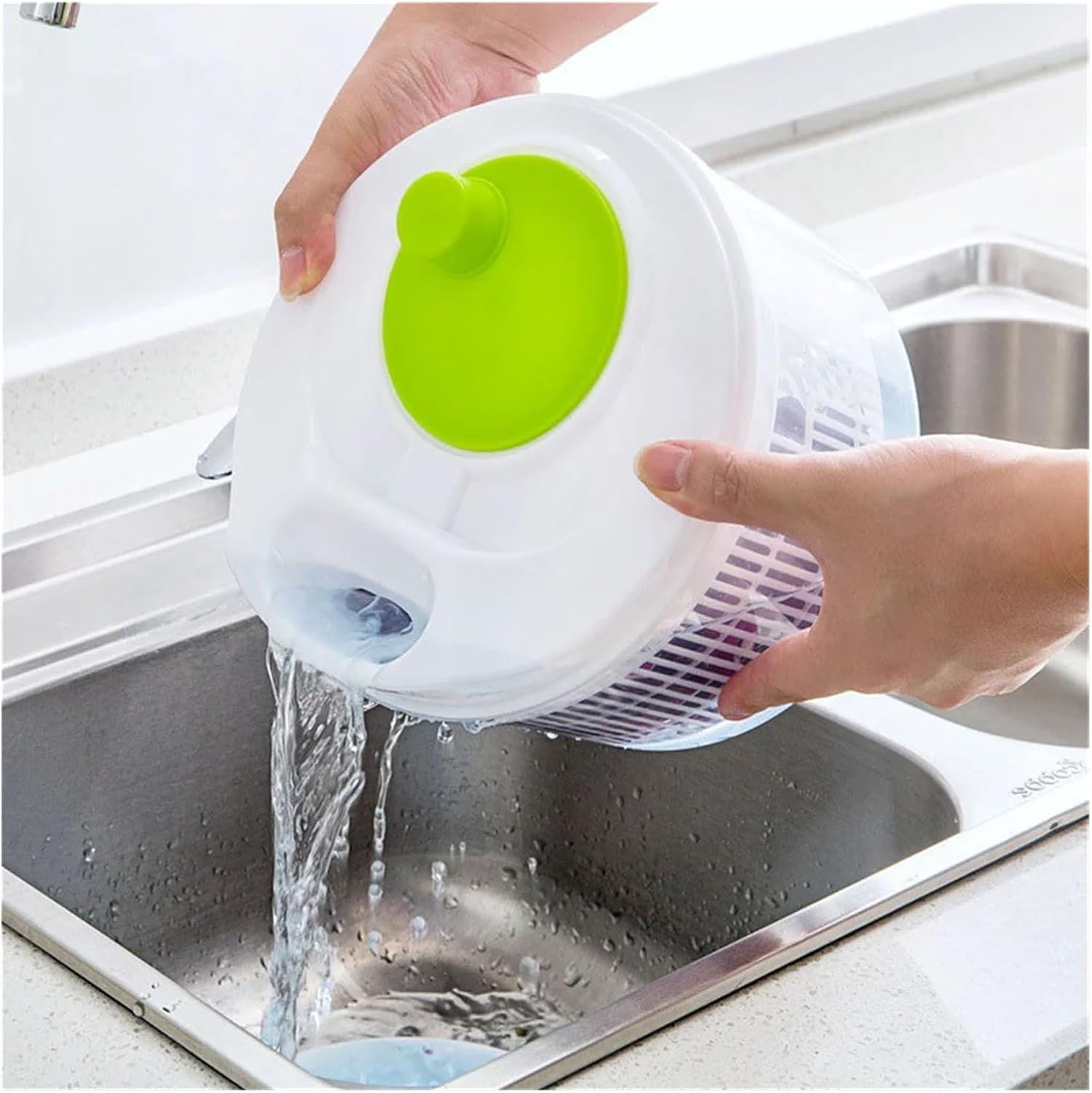 Fit for Salad Spinner - Lettuce Washer & Dryer for Leafy Greens - Kitchen Tool for Vegetable Drying