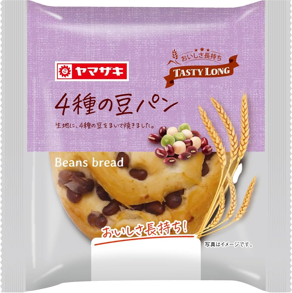 Amazon | ヤマザキ テイスティロング4種の豆パン 12個セット