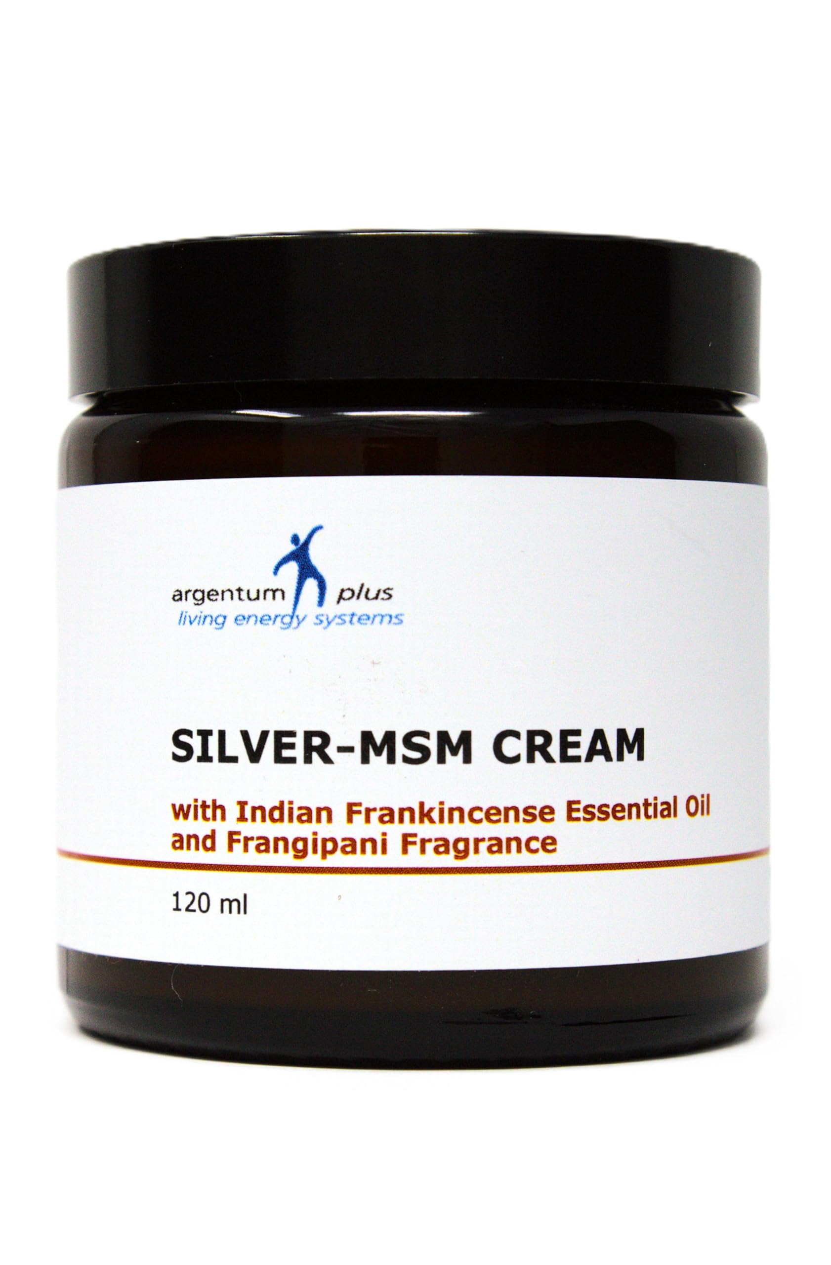 Krem MSM Silver z indyjskim olejkiem eterycznym z kadzidła, naturalny aromat frangipani - 120 ml