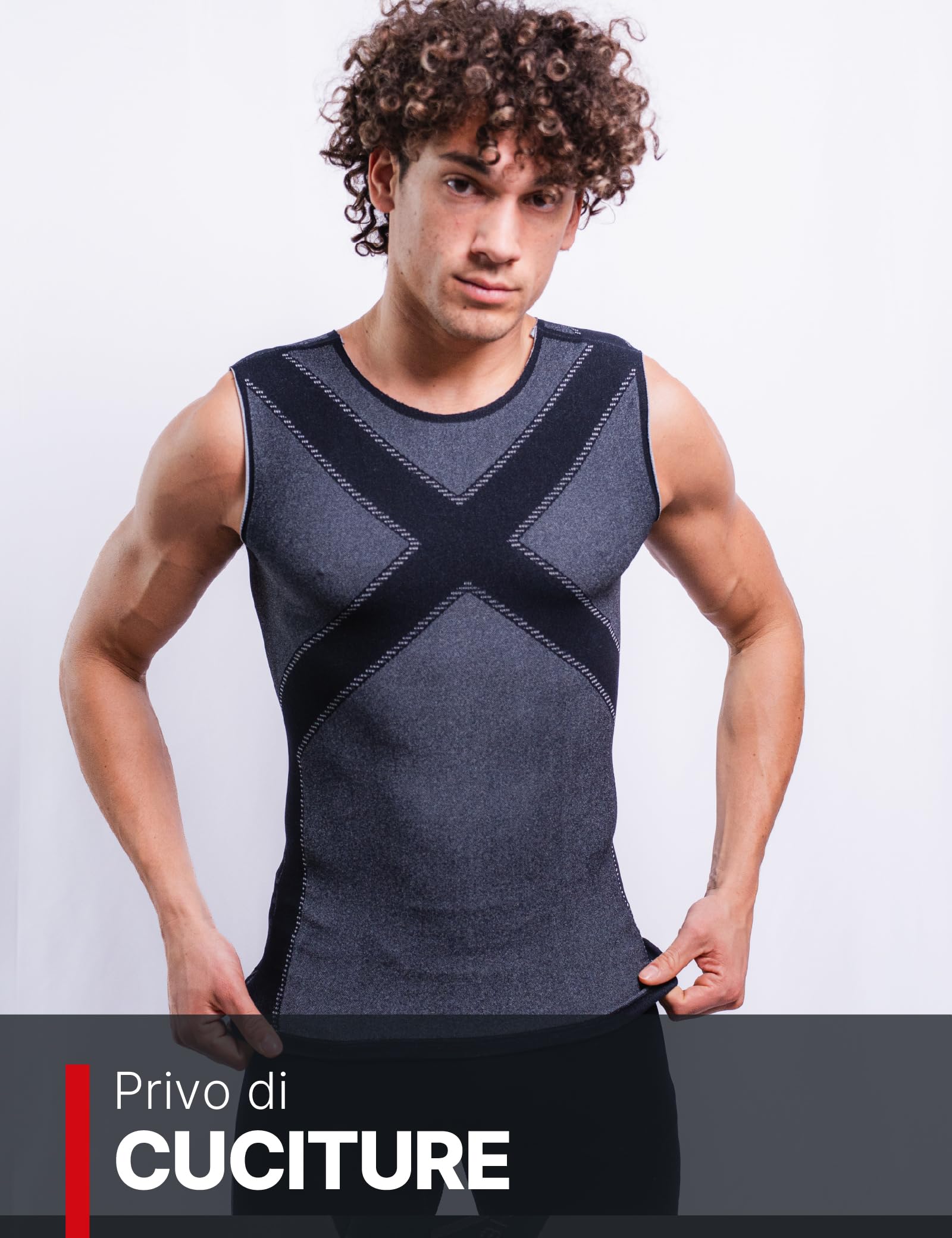 BIOTEX Canotta Reverse Unisex, Ideale per Ciclismo, Running e Sport Estremi, Design Senza Cuciture, Traspirante