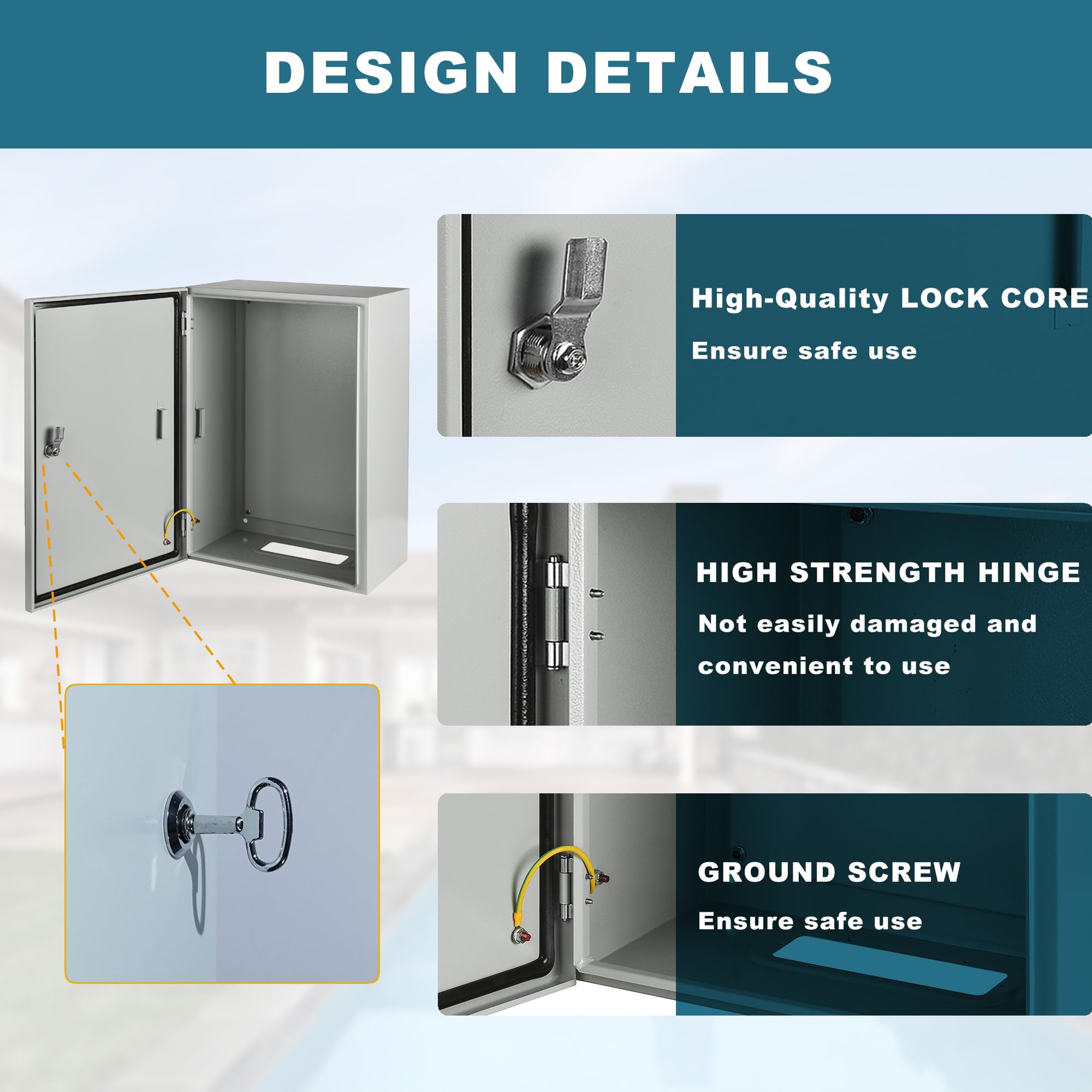 Waterproof Electrical Box - Outdoor Weatherproof -3