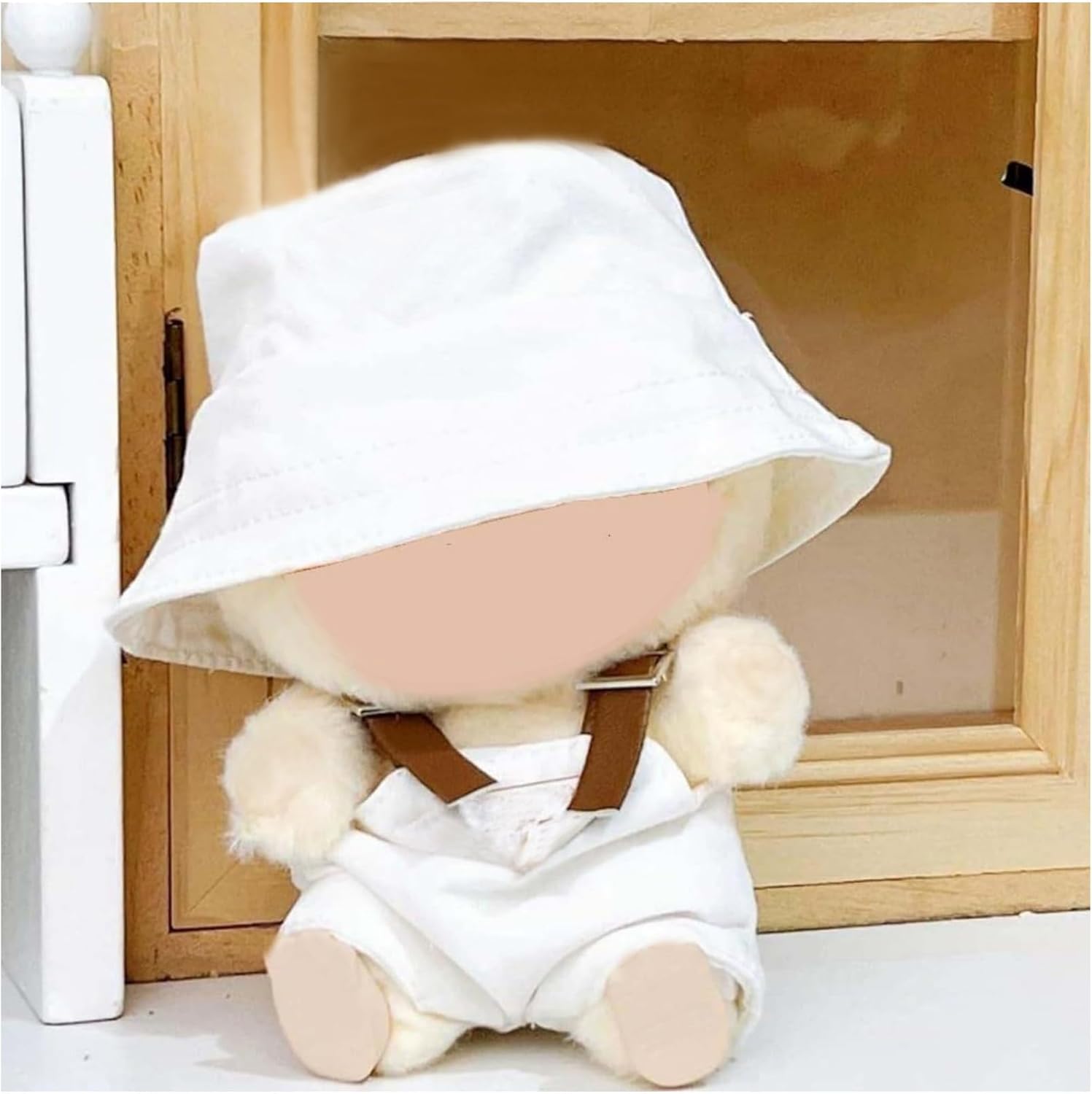 Fashion 17 cm Lububu Clothes White,Doll Clothes, Dolls Clothes 2025 New Cute Outfits Set for Party Birthday (A, White)