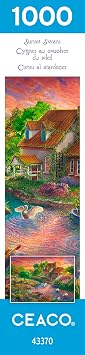 Ceaco - Sunset Swans - 1000 Piece Jigsaw Puzzle for Adults