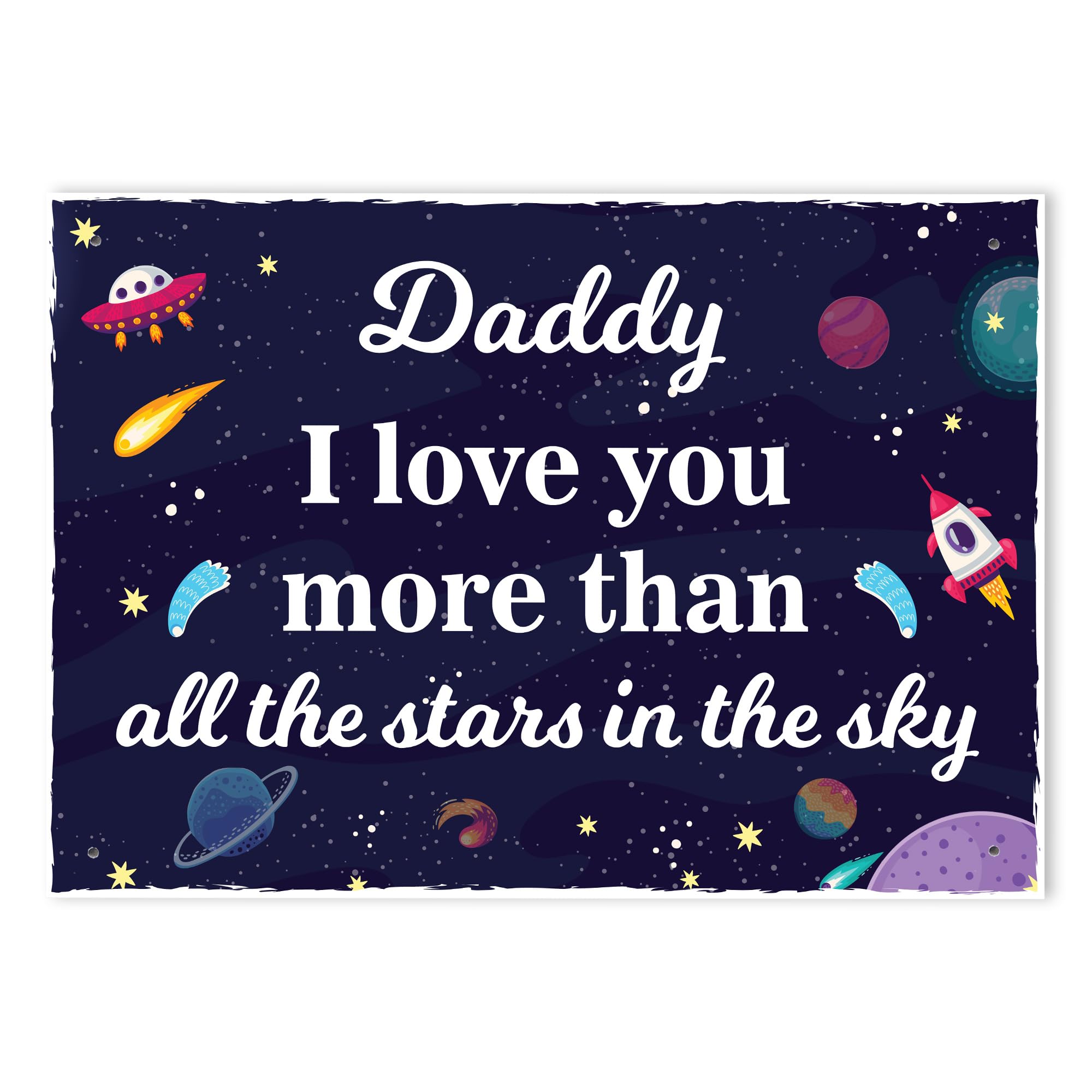 Red Ocean Fathers Day Gift For Daddy, Daddy Gifts, Birthday Gift For Daddy, Daddy Daughter Gifts, Dad Christmas Gifts, Thank You Gift For Daddy Keepsake