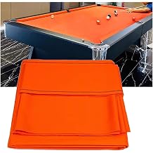 2.8M/9FT Fast Speed Pool Table Cloth Replacement Kit Pre-Cut Billiard Felt with 6 Strips for Bars Hotels Home Game Rooms