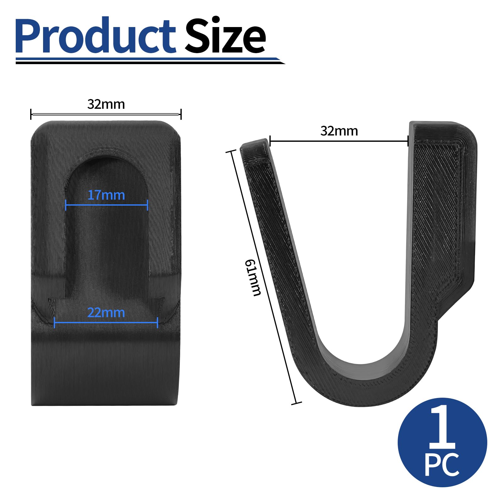 Gancho para cochecito de bebé Accesorios para cochecito Cybex gancho - Bolsa de pañales para cochecito Cybex Priam Beezy Gazelle S Balios S-Line Melio-Line Mios Coya Talos e-Priam Eezy, Stroller Hooks — view 2