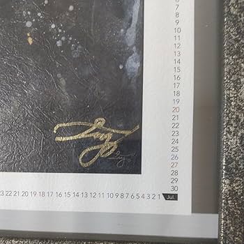 Amazon.co.jp: 長坂真護 直筆サイン入り ながさかまご 版画 MOON