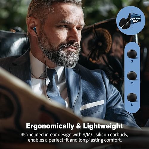 Miniatura 5 de Auriculares USB C COOYA USB tipo C auriculares con cable para Samsung Galaxy S24 Ultra S23 FE Flip5 A54 S22 S21 S20 HiFi Stereo Auriculares