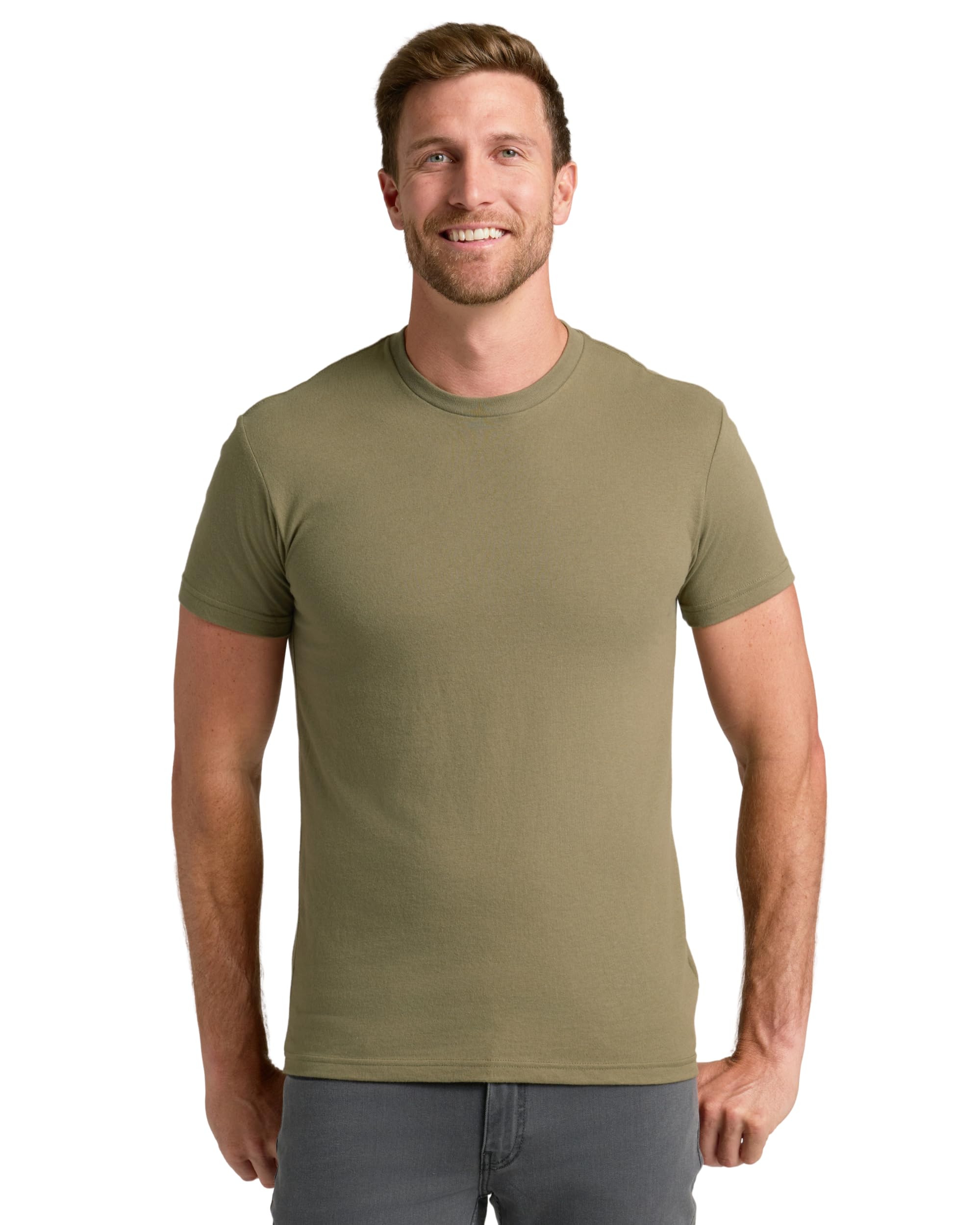 True Classic Mens T-Shirts – Short Sleeve Crew Neck T Shirts for Man, Cotton Blend Plain Novelty Men's T-Shirts