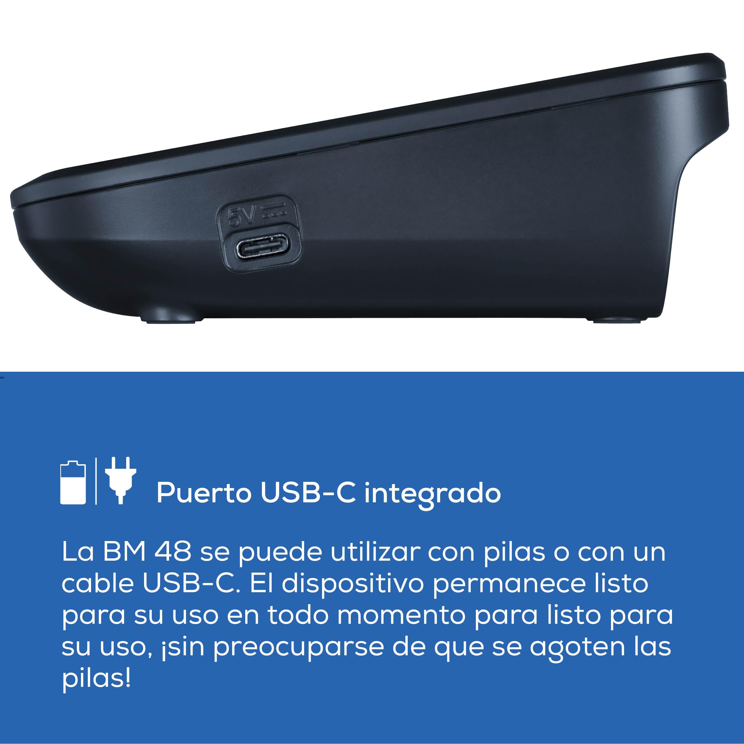 Beurer BM 48 Tensiómetro de brazo, operación sencilla con un solo botón, medición suave y rápida, detección de arritmias, 22-42 cm, con aplicación, transferencia de datos a Apple Health y más