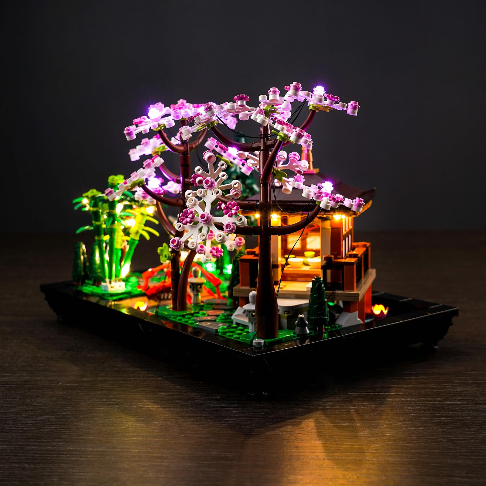 LocoLee LED Light Kit for Lego Tranquil Garden 10315 Zen Garden