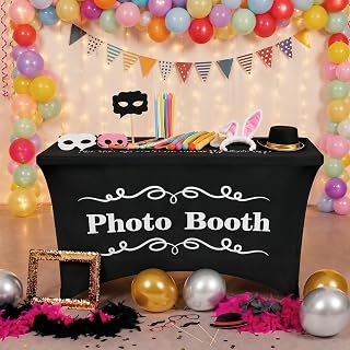 Gilprop Photo Booth Props Tablecloth Spandex Table Cover, Stylish, 4ft