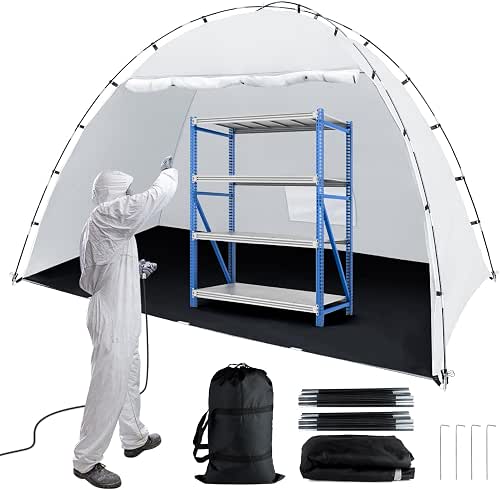 Portable Paint Booth Tent, Siebwin Extra Large 10(L) x6(W) x6.5(H)