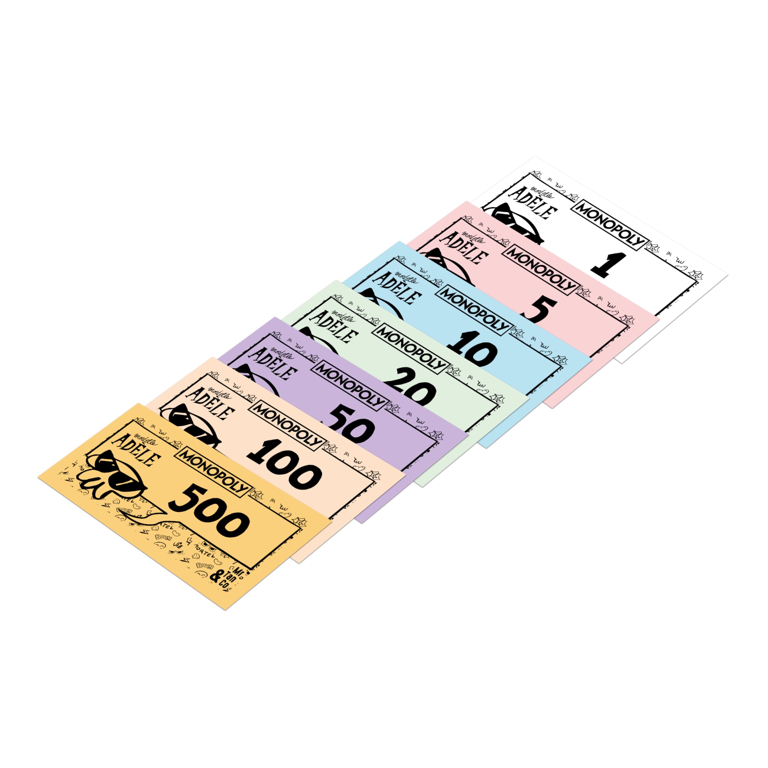 Winning Moves Monopoly Mortelle Adele Jeu de Societe - Jeu de Plateau à partir de 8 Ans Plus - 2 à 6 Joueurs - Version française