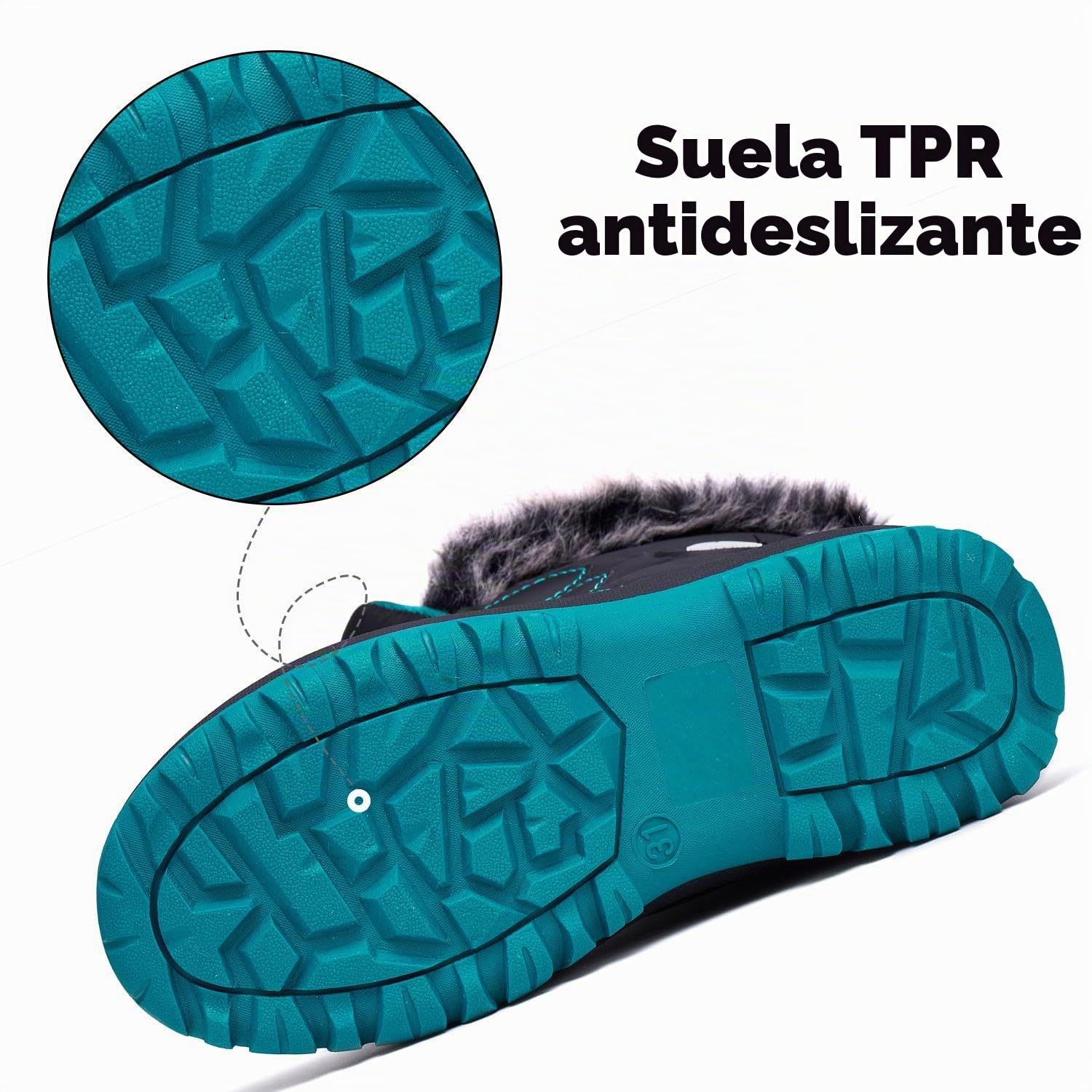 Mishansha Botas Nieve Niños Antideslizante | Calientes, Antideslizante, Botas de Invierno