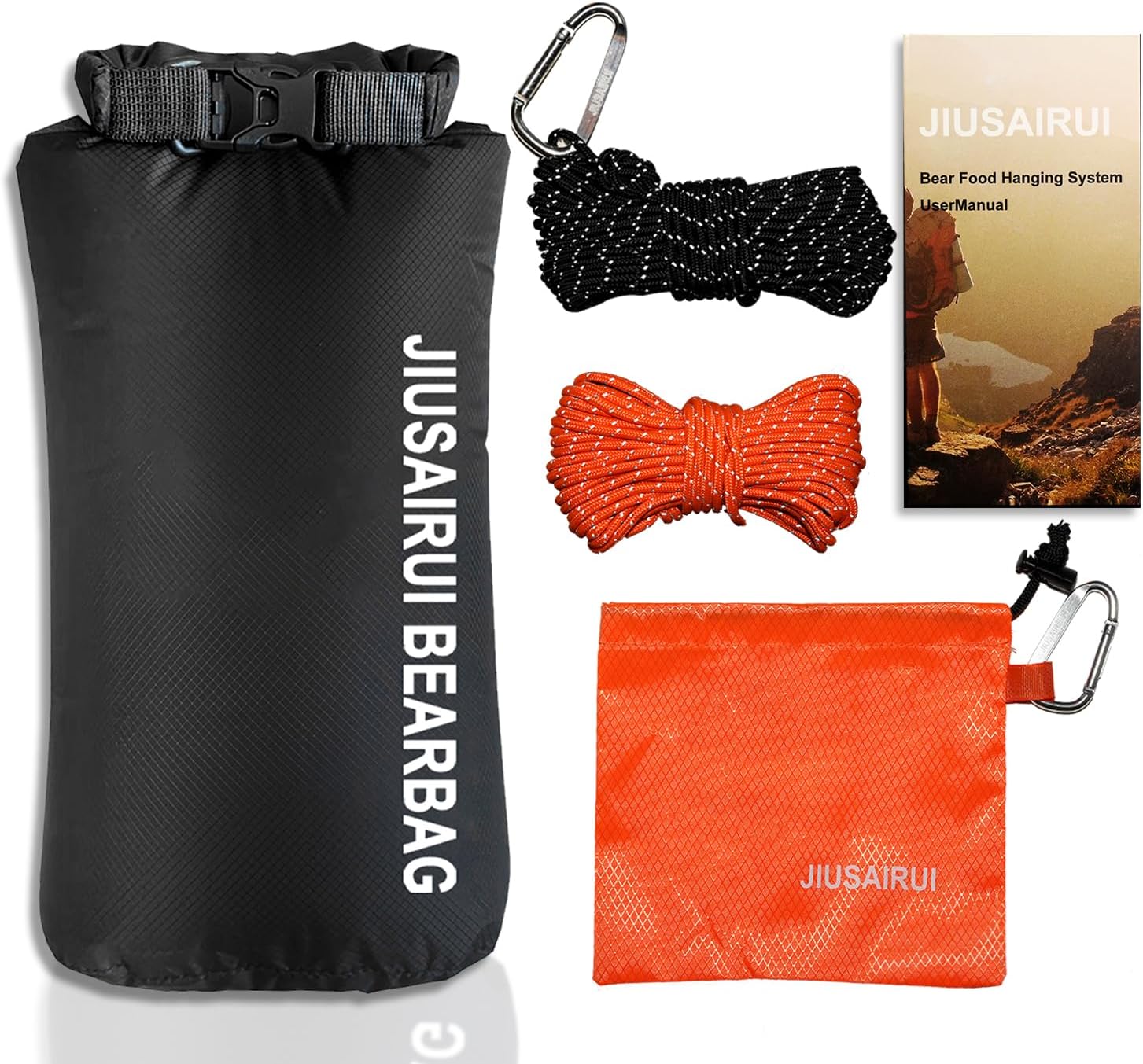 7.8Oz Ultralight Bear Bag Hanging Kit: 30D Waterproof Bear Proof Food Storage for Backpacking and Camping Alternative to Bear Canister 7.8Oz Ultralight Bear Bag Hanging Kit: 30D Waterproof Bear Proof Food Storage for Backpacking and Camping Alternative to Bear Canister