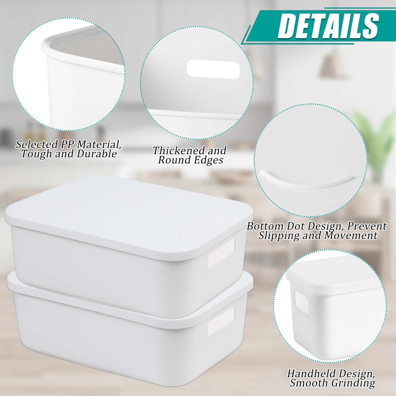 8 Pièces Boite Metallique Avec Couvercle, Boite Metal Vide Portable, Boite Metal Rectangulaire - 60 X 45 X 15 Mm