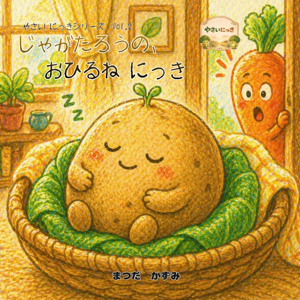 やさいにっきシリーズ じゃがたろうの、おひるねにっき: ねむりすぎた　じゃがいもの　おかしな　ひとつき