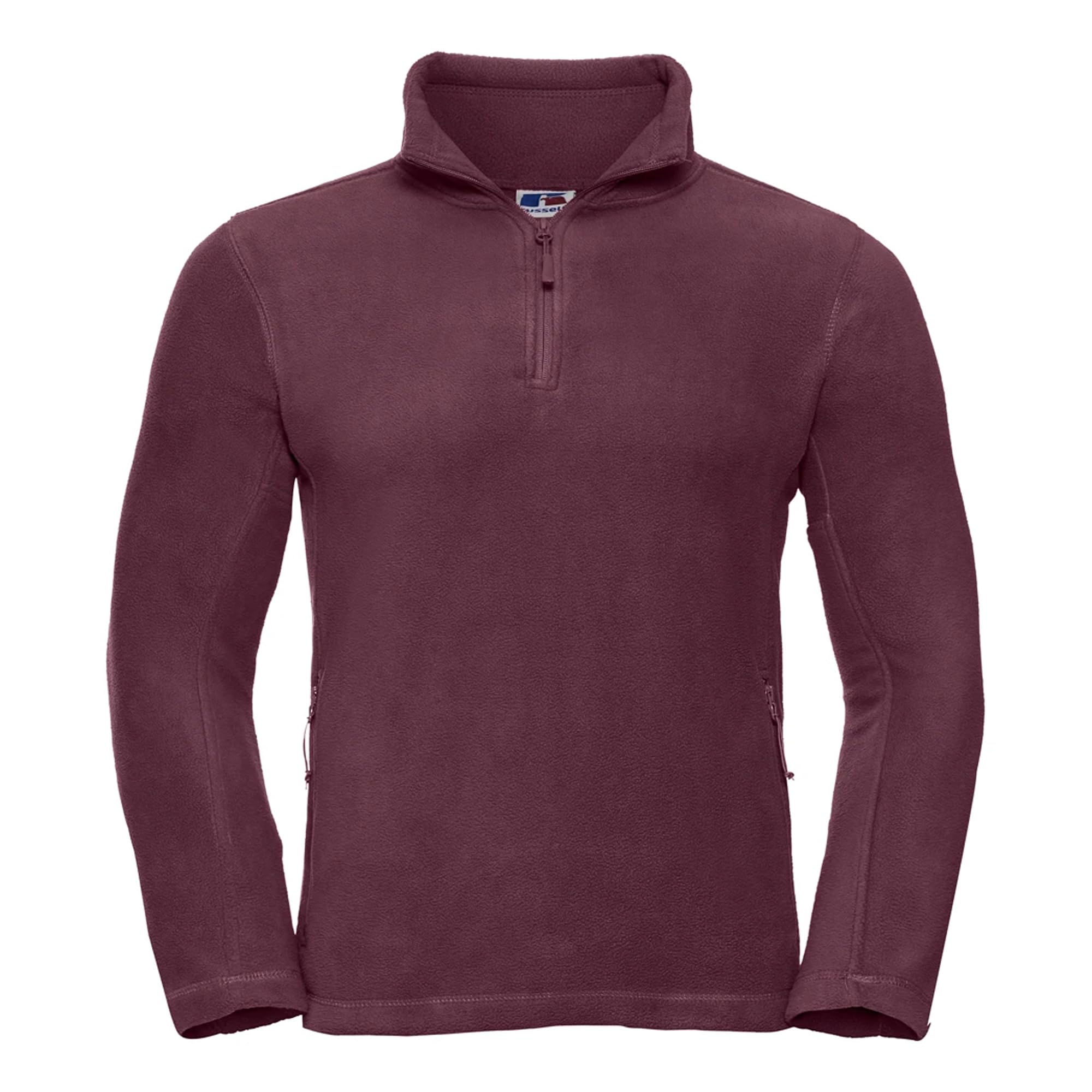 Jerzees Colours Mens Full Zip Outdoor Fleece Jacket (XL) (Burgundy)
