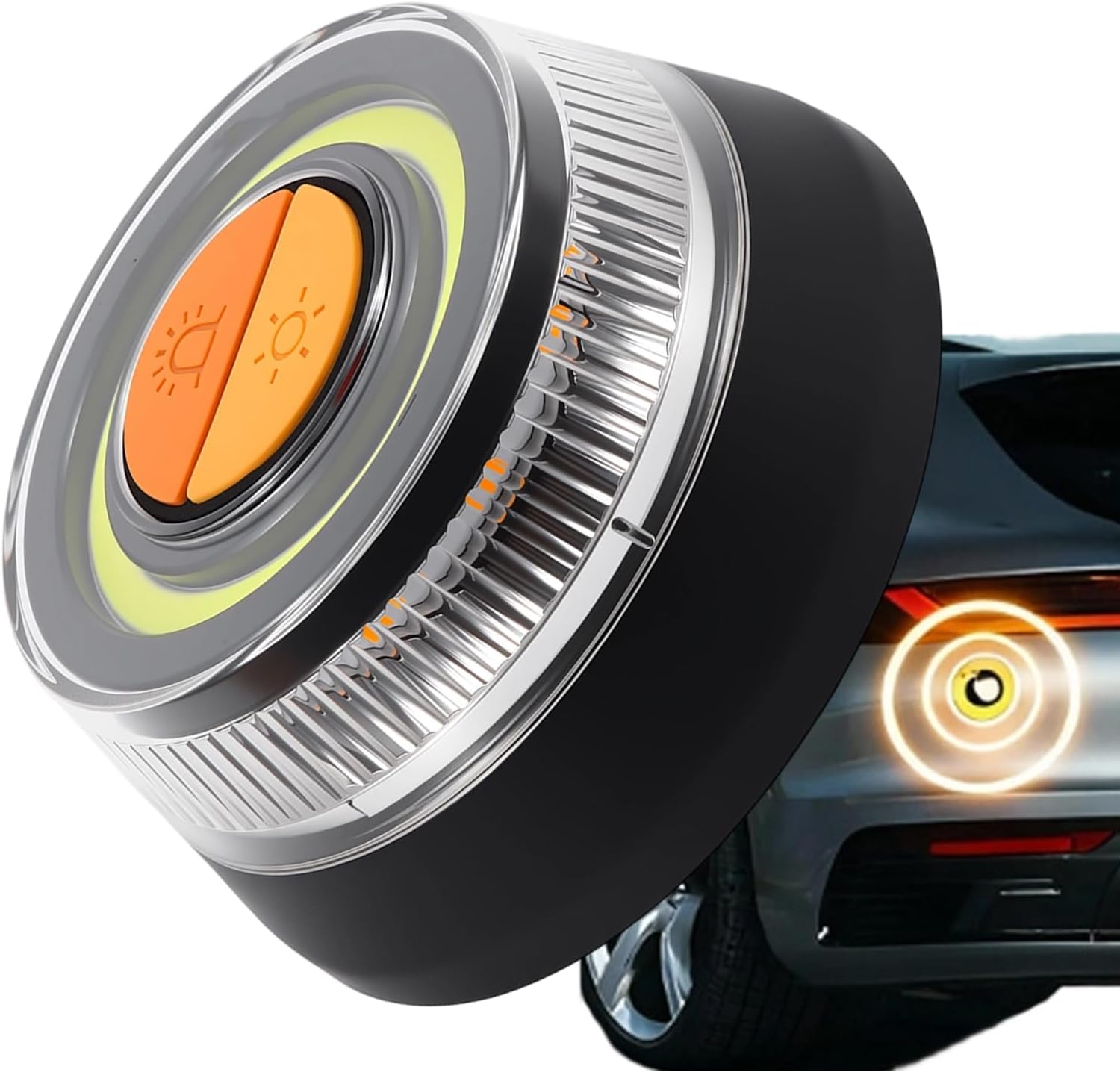 Strobe Lights for Trucks | 3-Level Magnetic Double-Mode Auto Supplies,Car Warning Light - for Trailer Tow Work Motorcycle RV Snowplow Firefighter Boat Road Highway Fleet Commercial