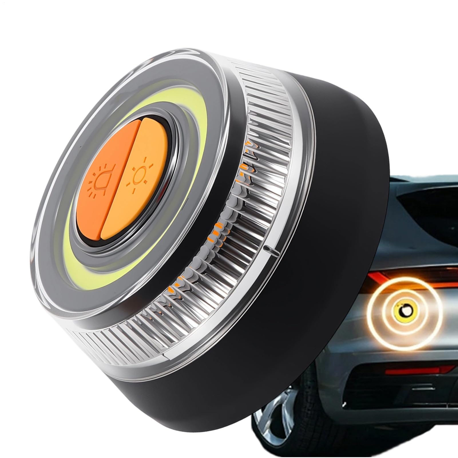 Strobe Lights for Trucks | 3-Level Magnetic Double-Mode Auto Supplies,Car Warning Light - for Trailer Tow Work Motorcycle RV Snowplow Firefighter Boat Road Highway Fleet Commercial