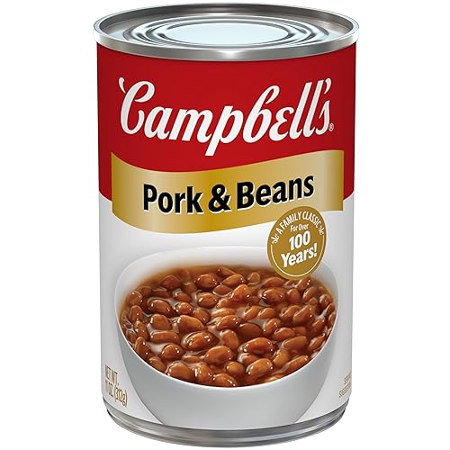 Campbell's Frijoles enlatados, cerdo y frijoles, lata de 11 onzas