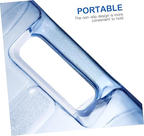 Miniatura 7 de VOSAREA Contenedor de agua portátil con asa para el coche, camping, suministros de transporte al aire libre