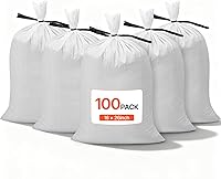 VEVOR Heavy Duty Sandbags 100 Pack 16x26" - UV Protected Woven Polypropylene Empty Bags for Flood Control, 50lbs Capacity
