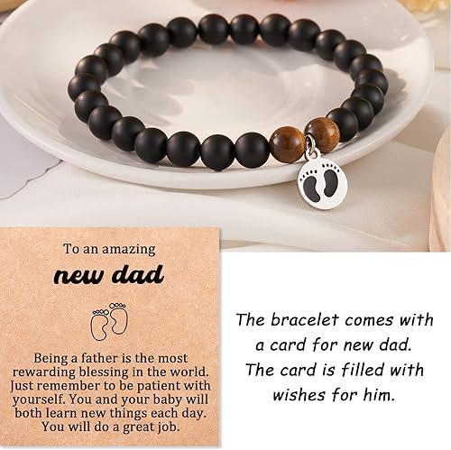 Miniatura 2 de Regalo para papá por primera vez para hombres, regalos para papá nuevo, joyería de embarazo, regalos de anuncio