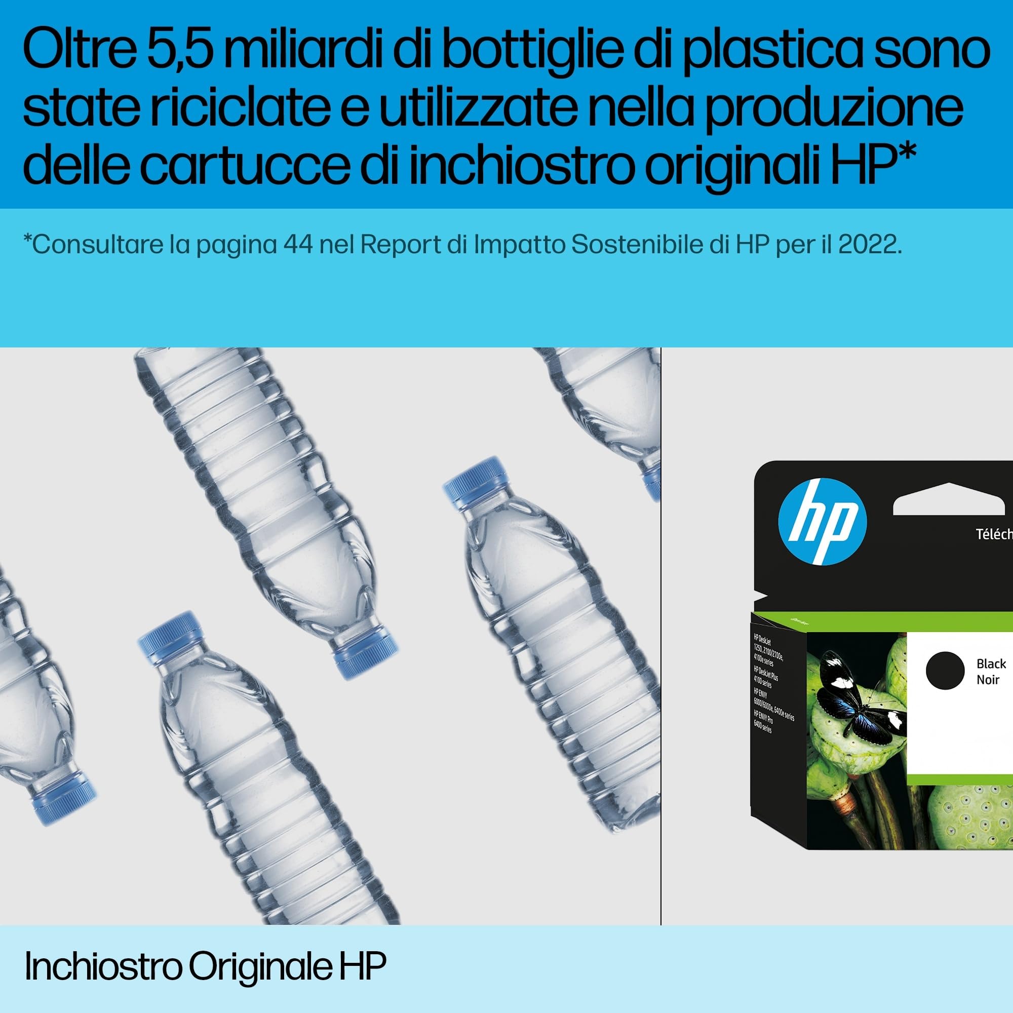 HP 924 Nero, Ciano, Giallo, Magenta, 4 Cartucce Inchiostro Originali | Compatibile con HP OfficeJet Pro Serie 8120 e 8130, 500 pagine (6C3Z1NE)