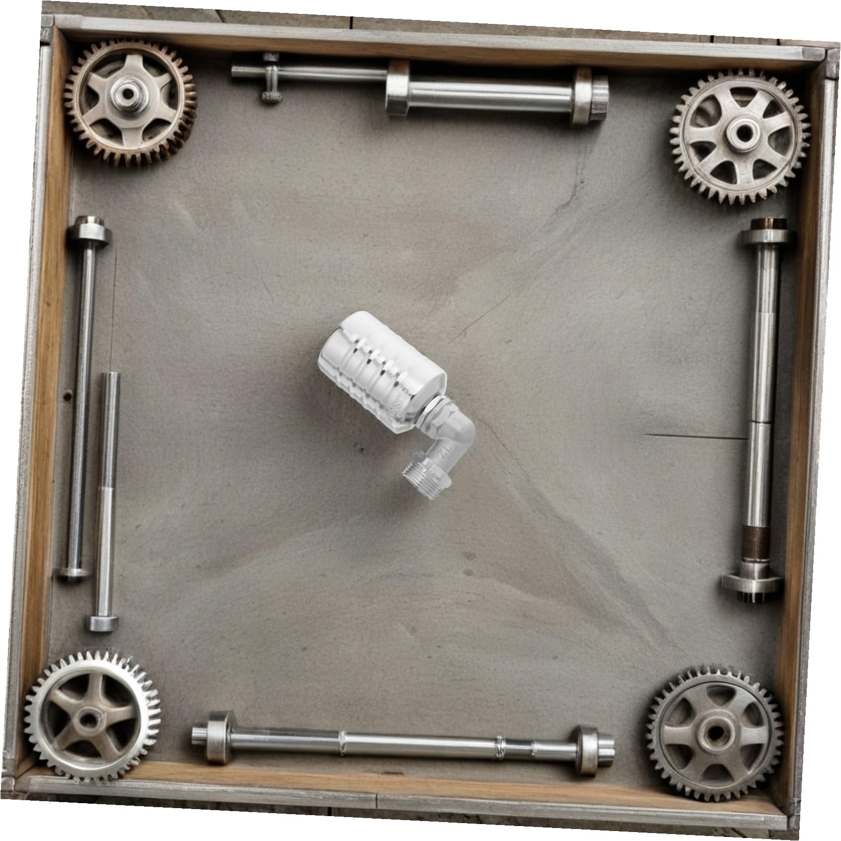 PLAFOPE 10 Stück Teiliges Edelstahl Schwimmerventil Set mit Anschlüssen Automatische Wasserstandsregelung für Aquarium Teich Viehtränke Korrosionsbeständig Einfache Montage