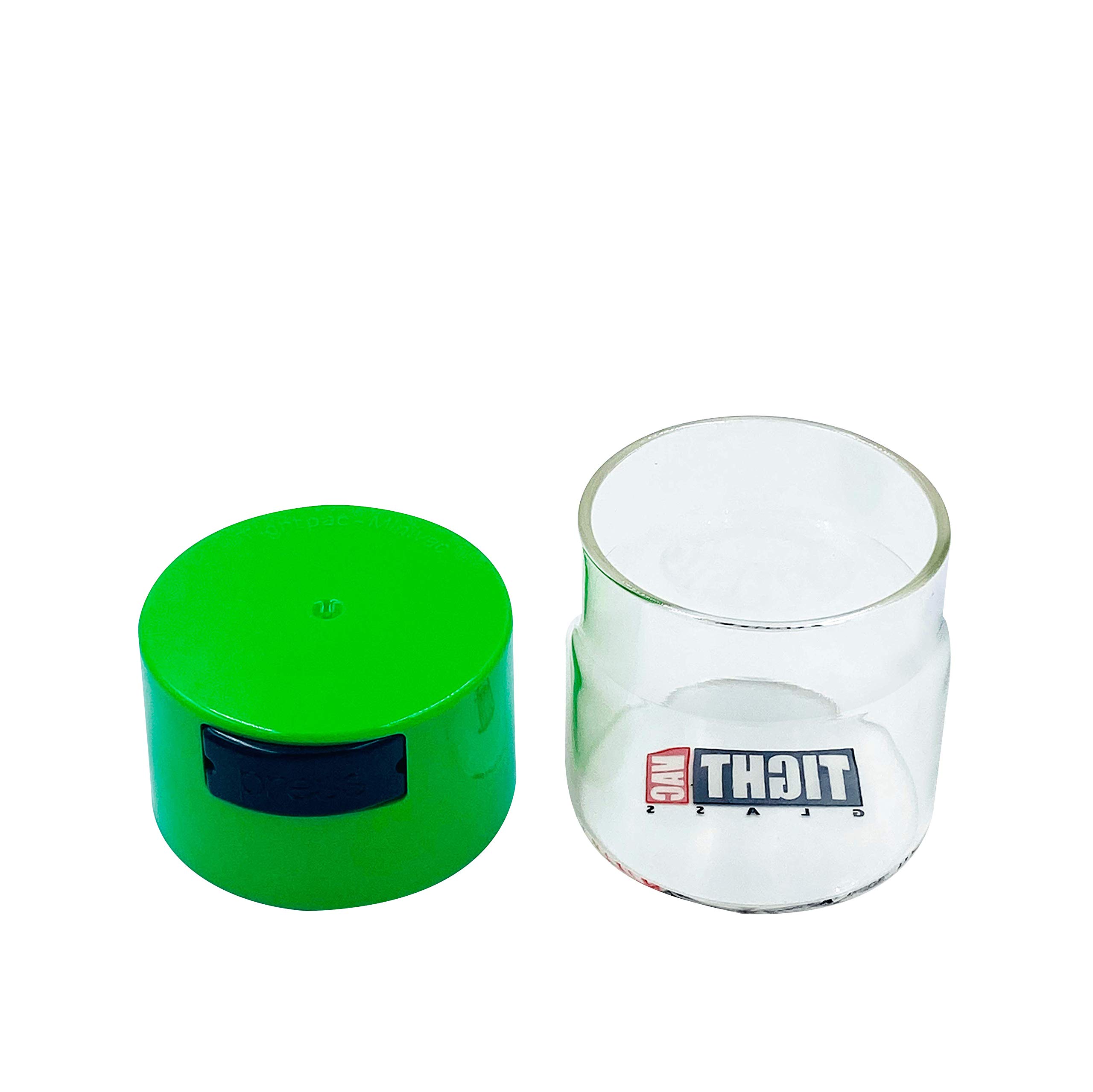 Tightvac TG1-CLG - Vaso (0,12 L), color verde y transparente