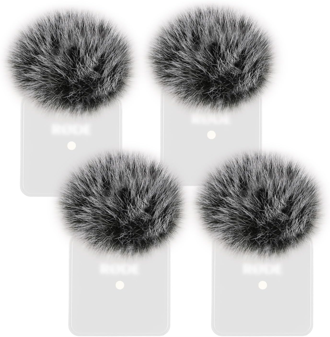 4PCS Windscreen/Pop Filter for Rode Wireless Go I (1st Gen) Microphones – Furry Mic Cover for Wind & Ambient Noise Reduction (Rode Wireless Go I, Black-White) 4PCS Windscreen/Pop Filter for Rode Wireless Go I (1st Gen) Microphones – Furry Mic Cover for Wind & Ambient Noise Reduction (Rode Wireless Go I, Black-White)