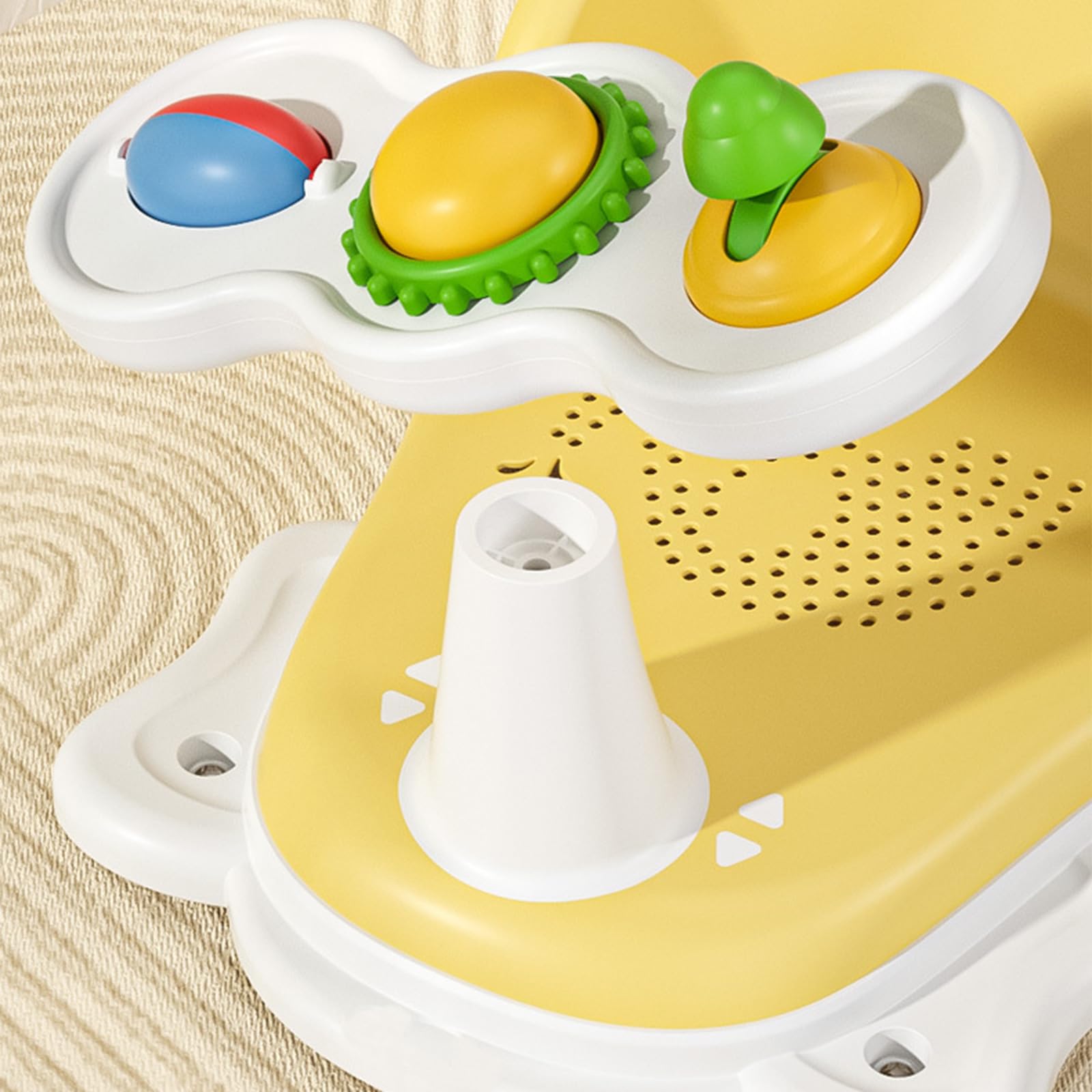 Badewannensitze Babywanne mit Saugnäpfen an der Unterseite für 6 Monate und älter, bietet Rückenlehne Badewanne Badewanne