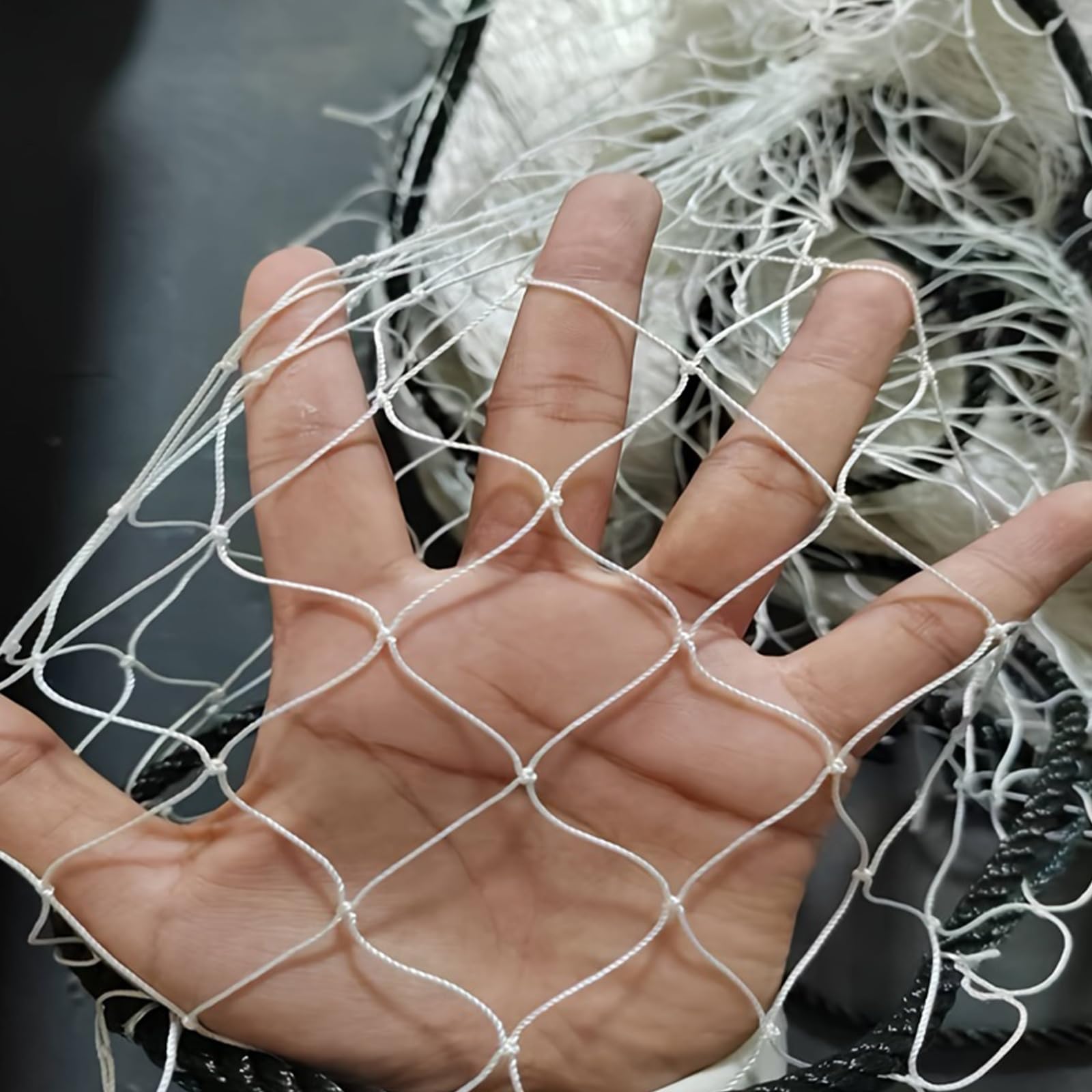Fischernetz Länge 10 Meter, Höhe 2/3/4/5 Meter Angelnetz mit Sinker und Schwimmer Zugnetz für Flüsse, Seen und Flache Meere
